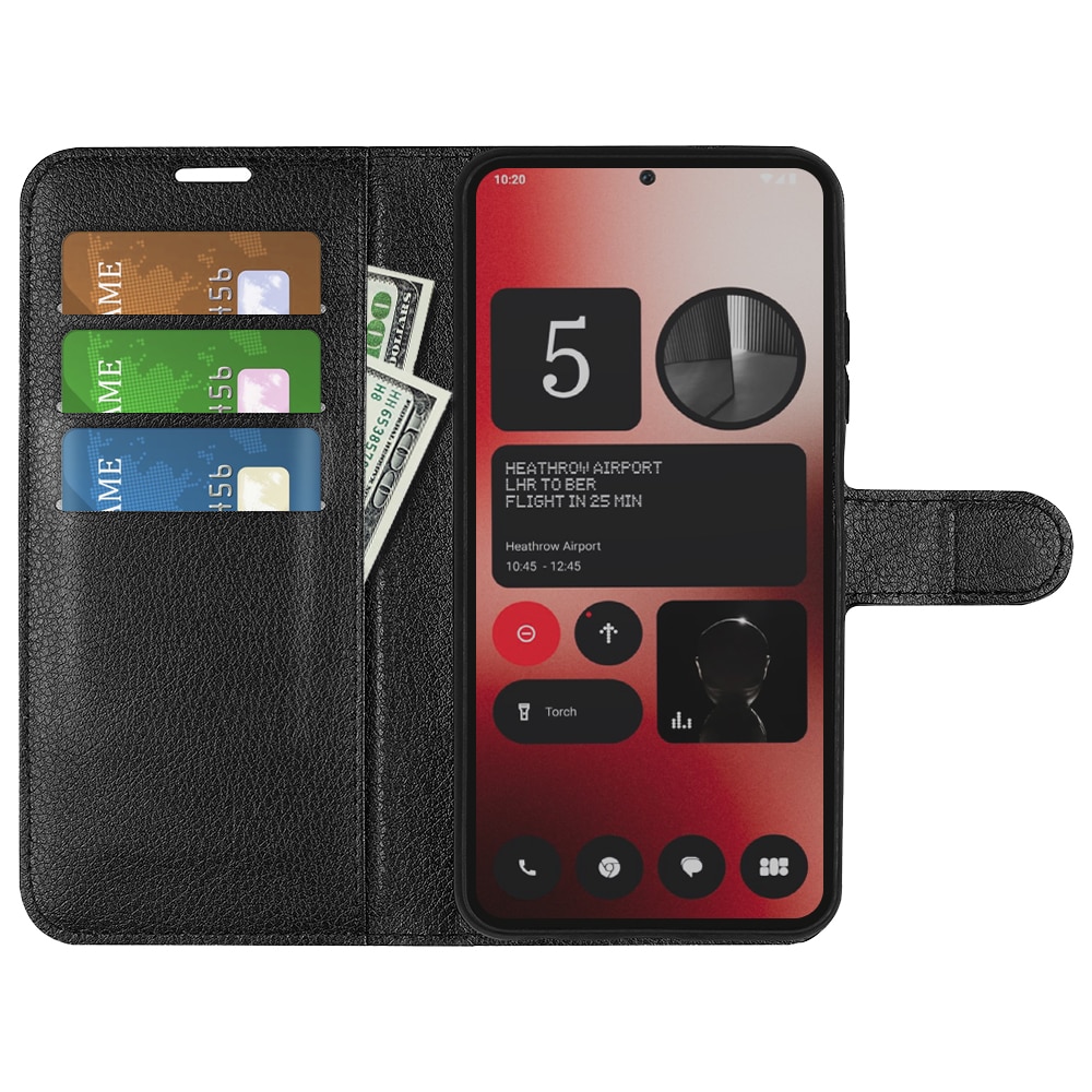 Nothing Phone 2a Handytasche Schwarz