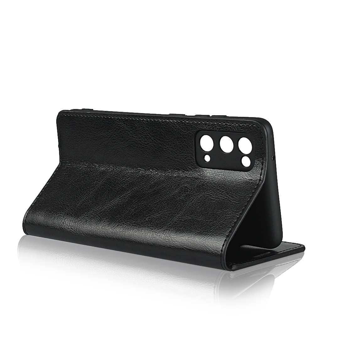 Samsung Galaxy S20 FE Handytasche aus Echtem Leder schwarz