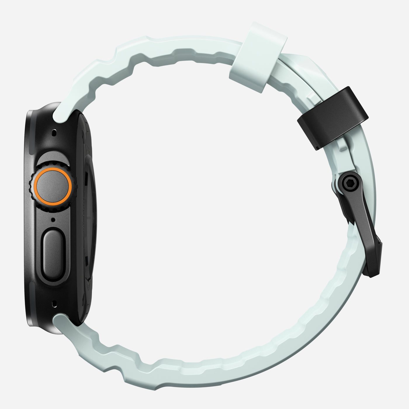 Apple Watch Series 7 45mm Rocky Point Band Icy Blue Glow (Black Hardware) - Limited edition