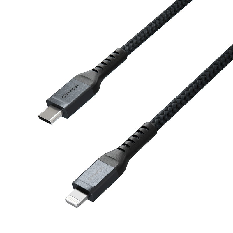 USB-C to Lightning Cable 1.5m Kevlar Black
