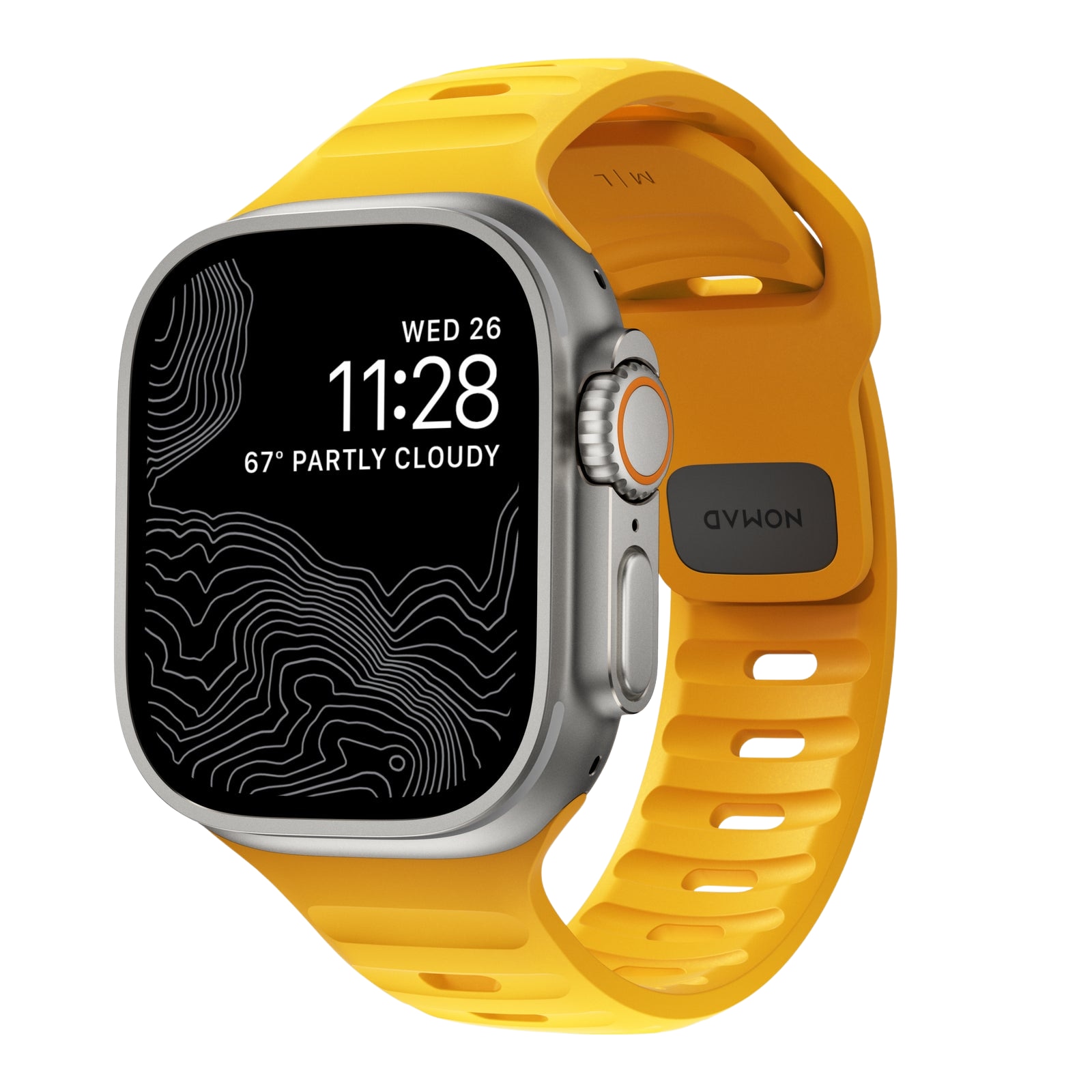 Apple Watch 45mm Series 9 Sport Band Racing Yellow - Limited Edition