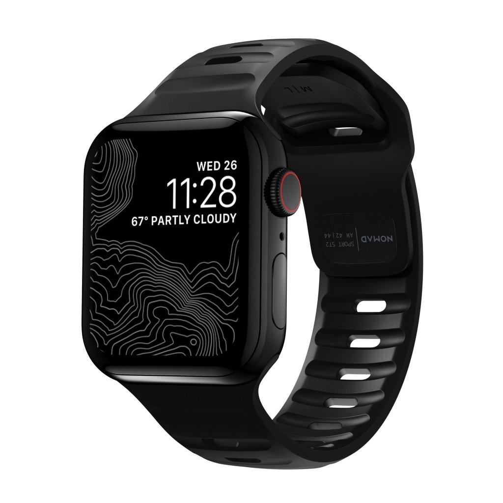 Nomad Apple Watch 42/44/45/49mm Sport Band Black