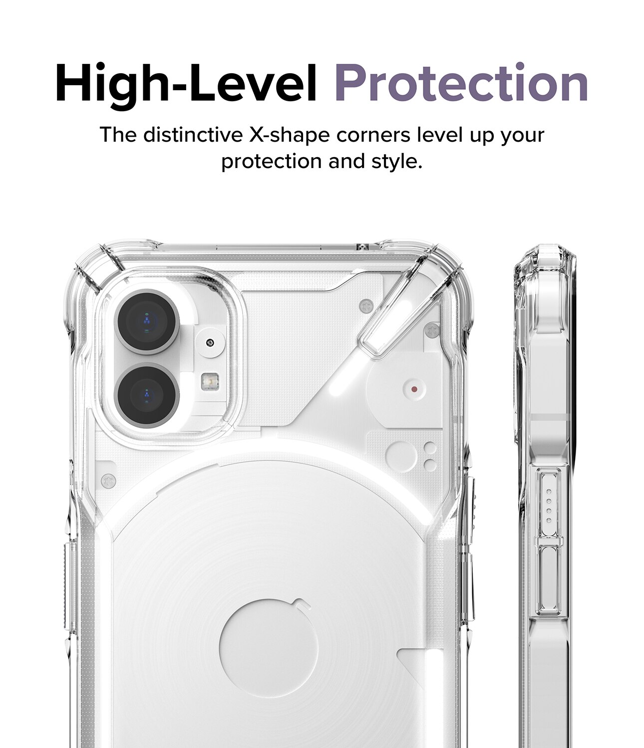 Fusion X Case Nothing Phone 1 Transparent