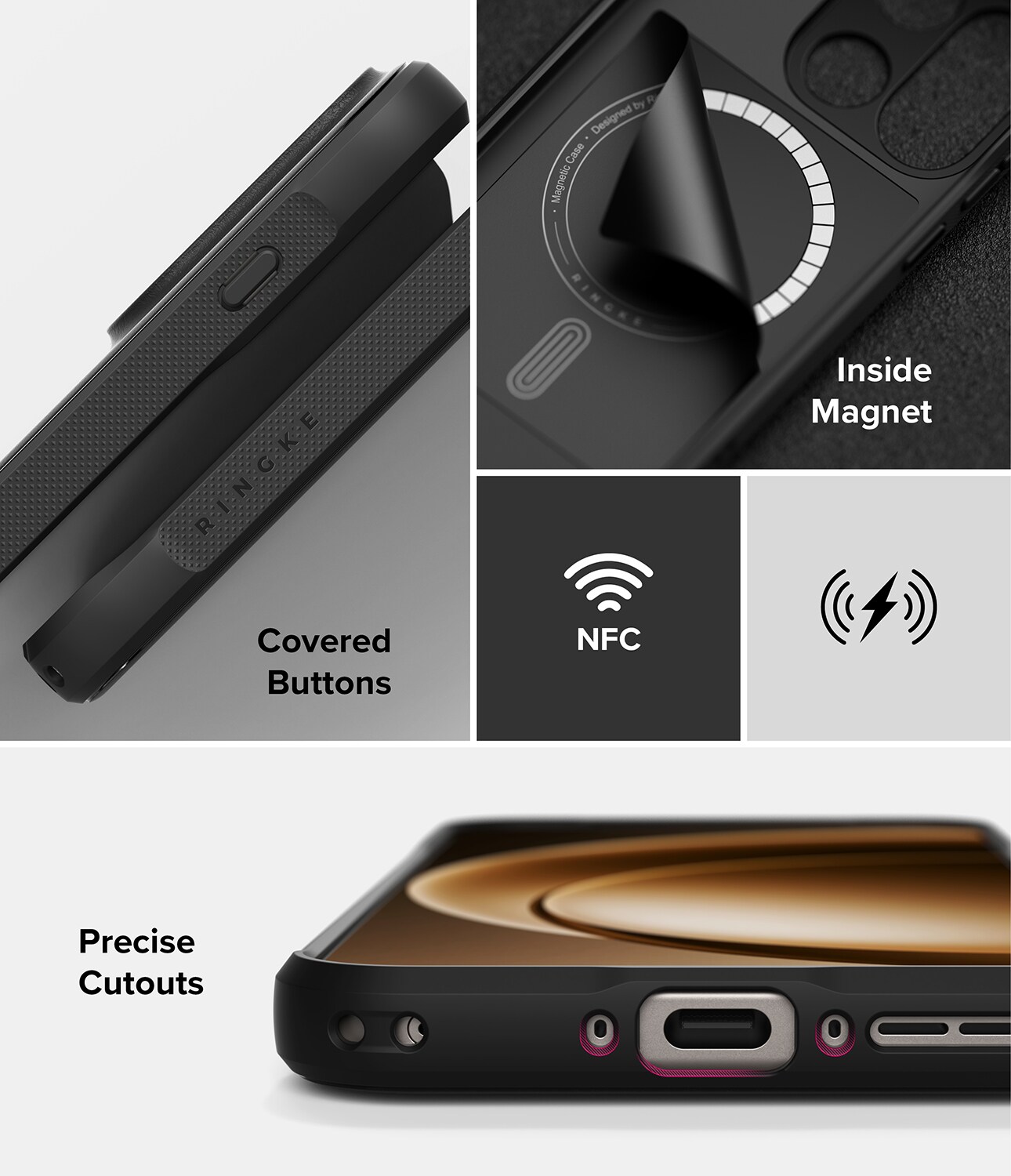 Onyx Magnetic Case  OnePlus 15 Black
