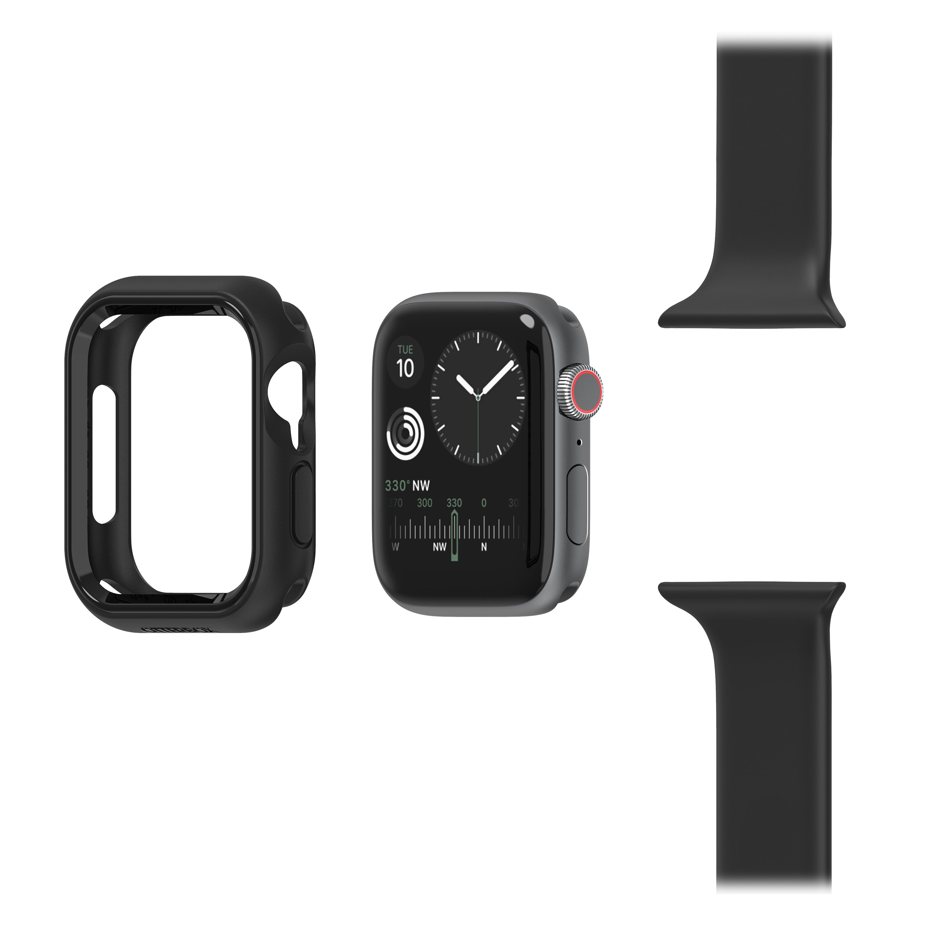 Exo Edge Hülle Apple Watch 44mm schwarz