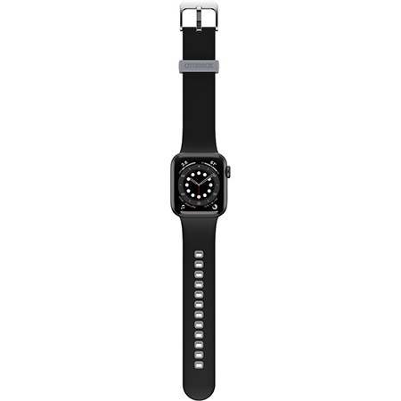 Armband Apple Watch 41mm Series 8 Schwarz/Grau (Pavement)