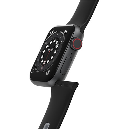 Armband Apple Watch 41mm Series 7 Schwarz/Grau (Pavement)