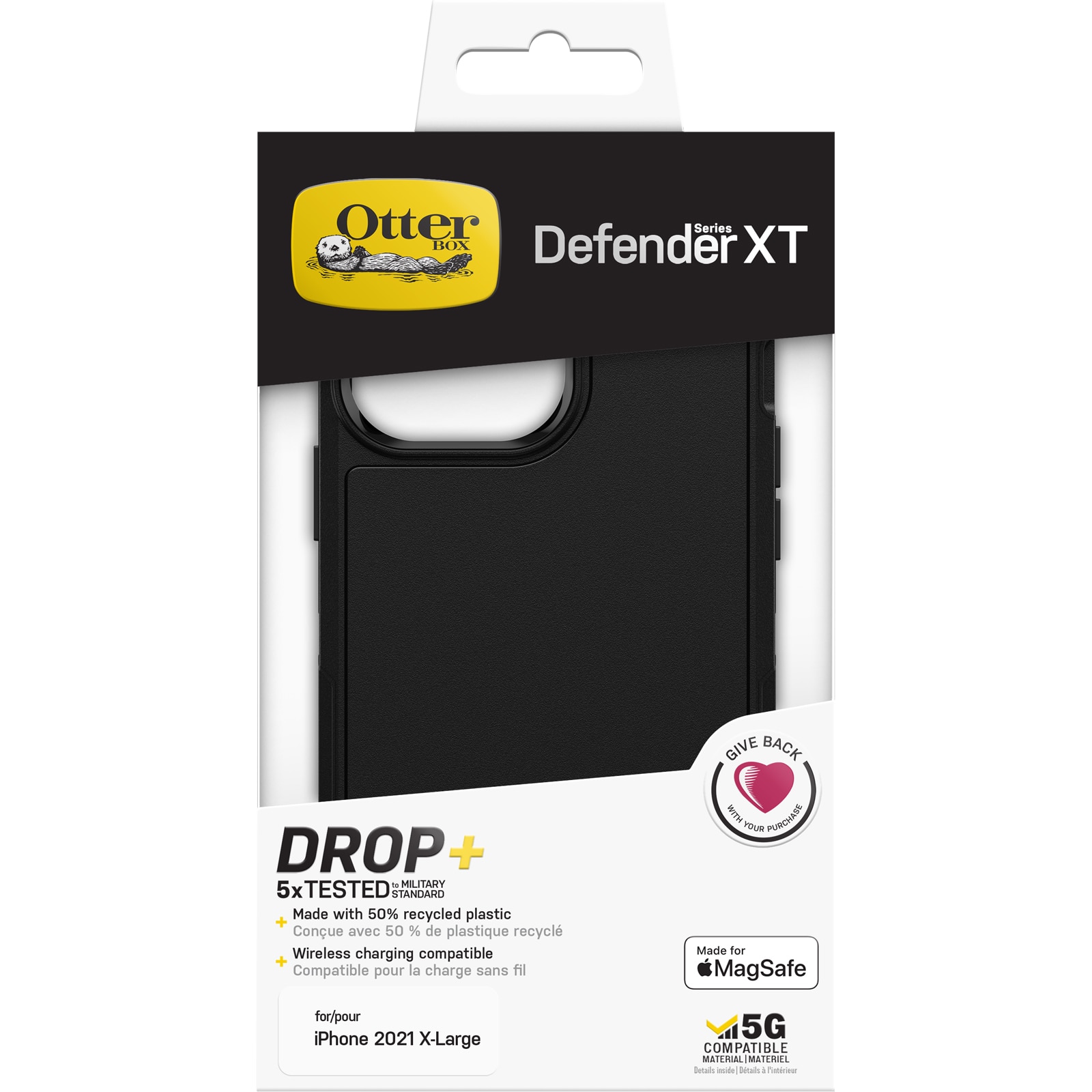 Defender XT Hülle iPhone 12 Pro Max Schwarz