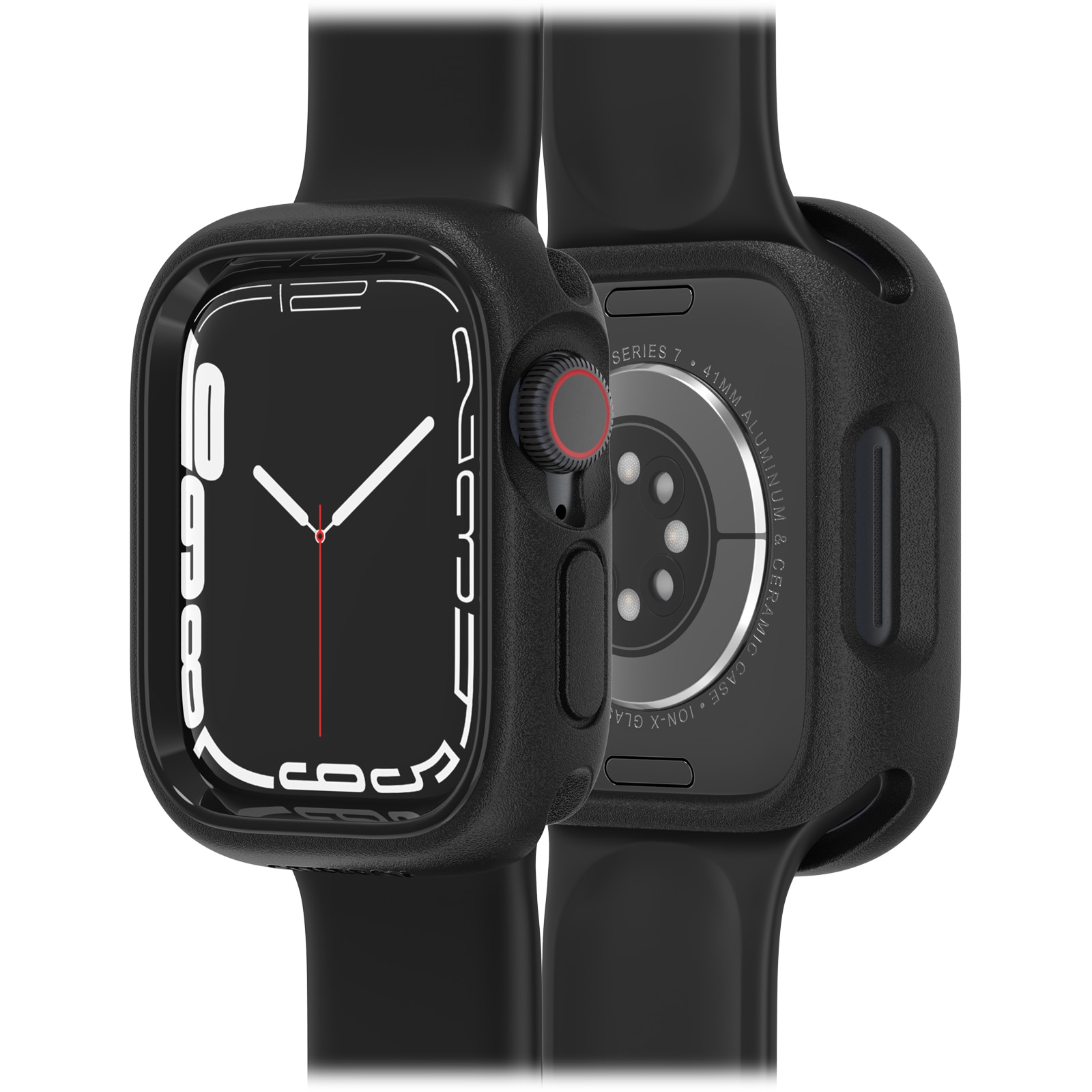 Exo Edge Hülle Apple Watch 45mm Series 7 schwarz