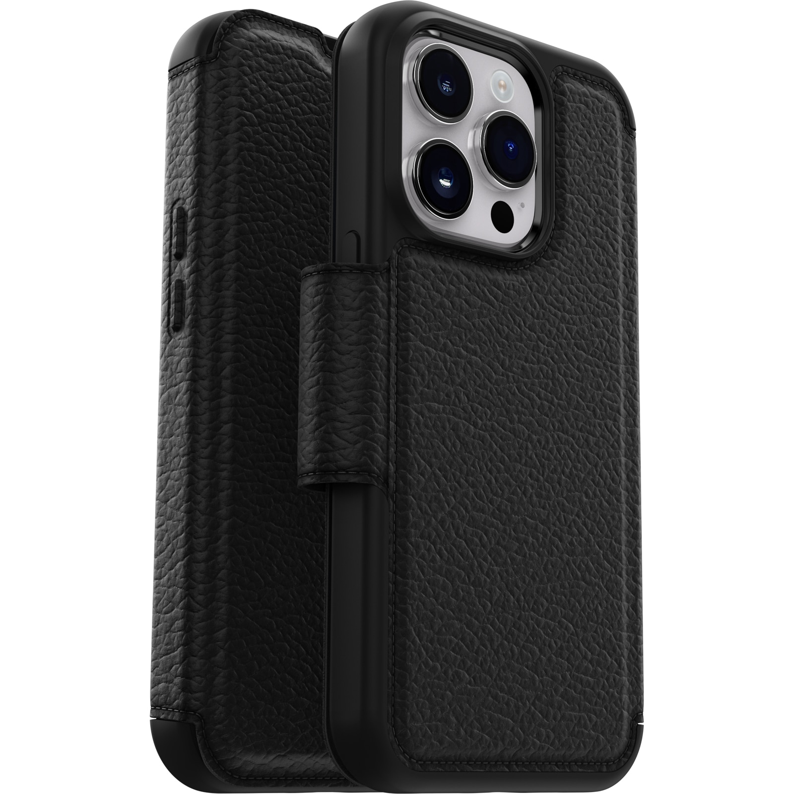 Strada Wallet Case iPhone 14 Pro Max Black