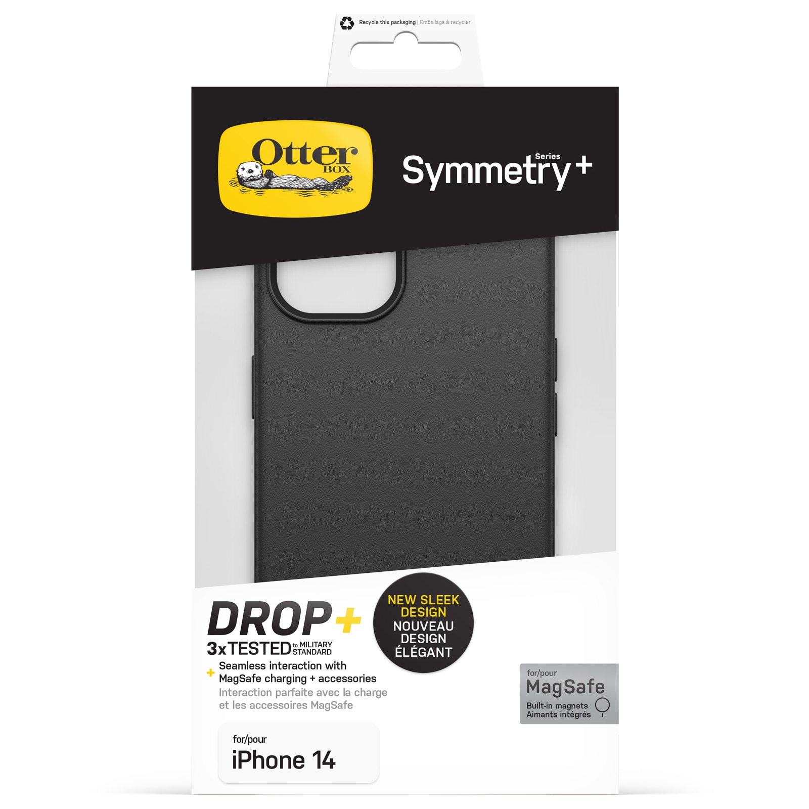 Symmetry Plus MagSafe Hülle iPhone 14 Schwarz