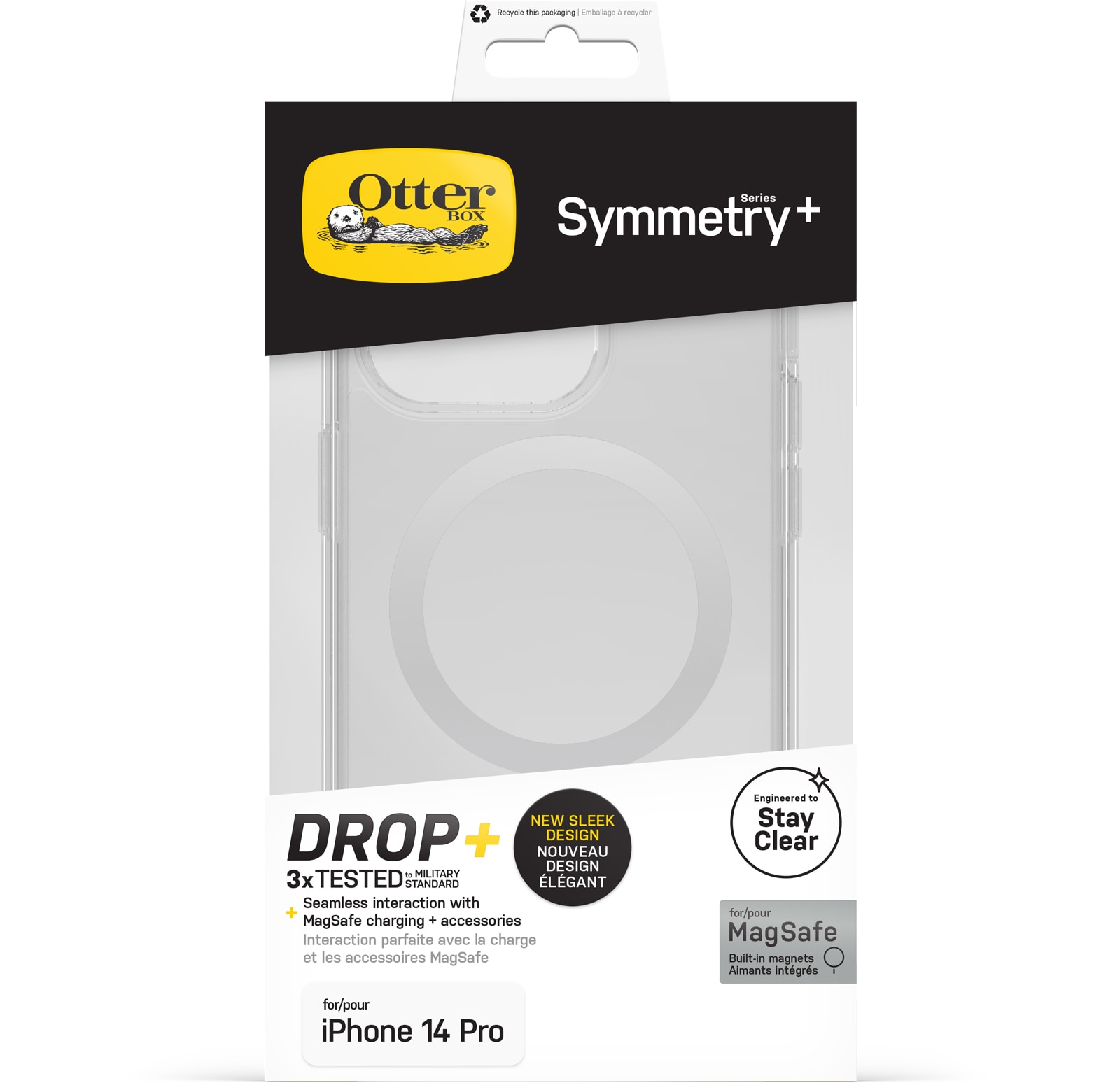 Symmetry Plus MagSafe Hülle iPhone 14 Pro Transparent