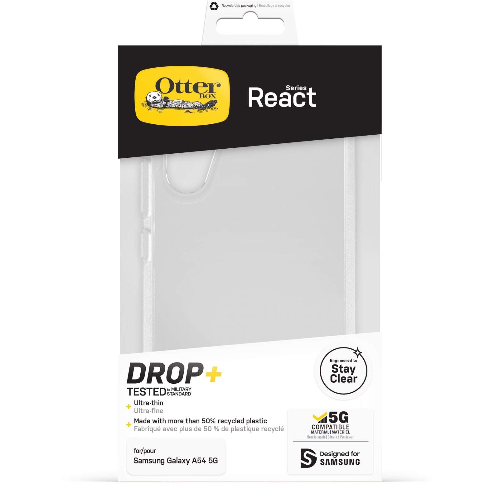 React Hülle Samsung Galaxy A54 Transparent