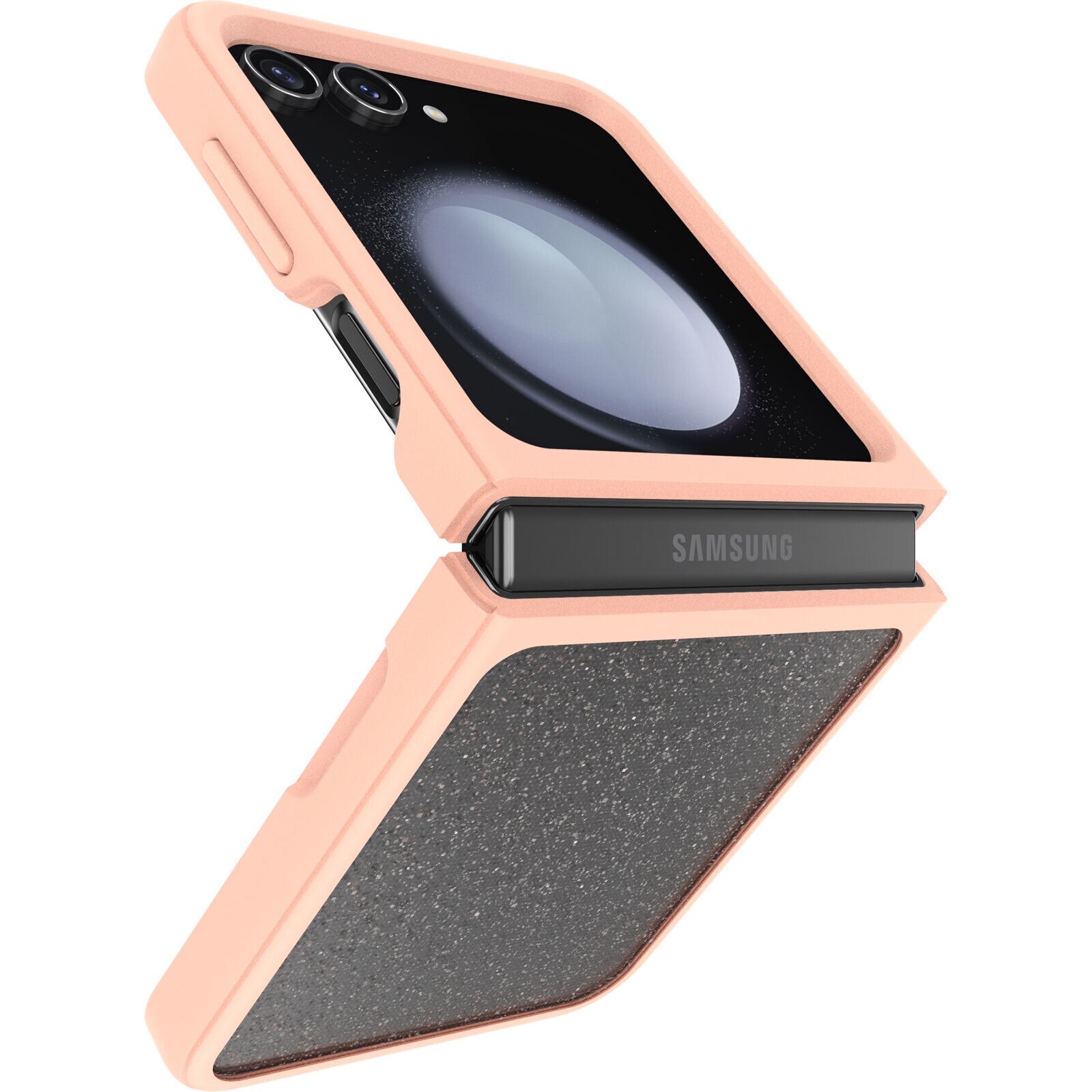 Thin Flex Hülle Samsung Galaxy Flip 5 Sweet Peach/Stardust