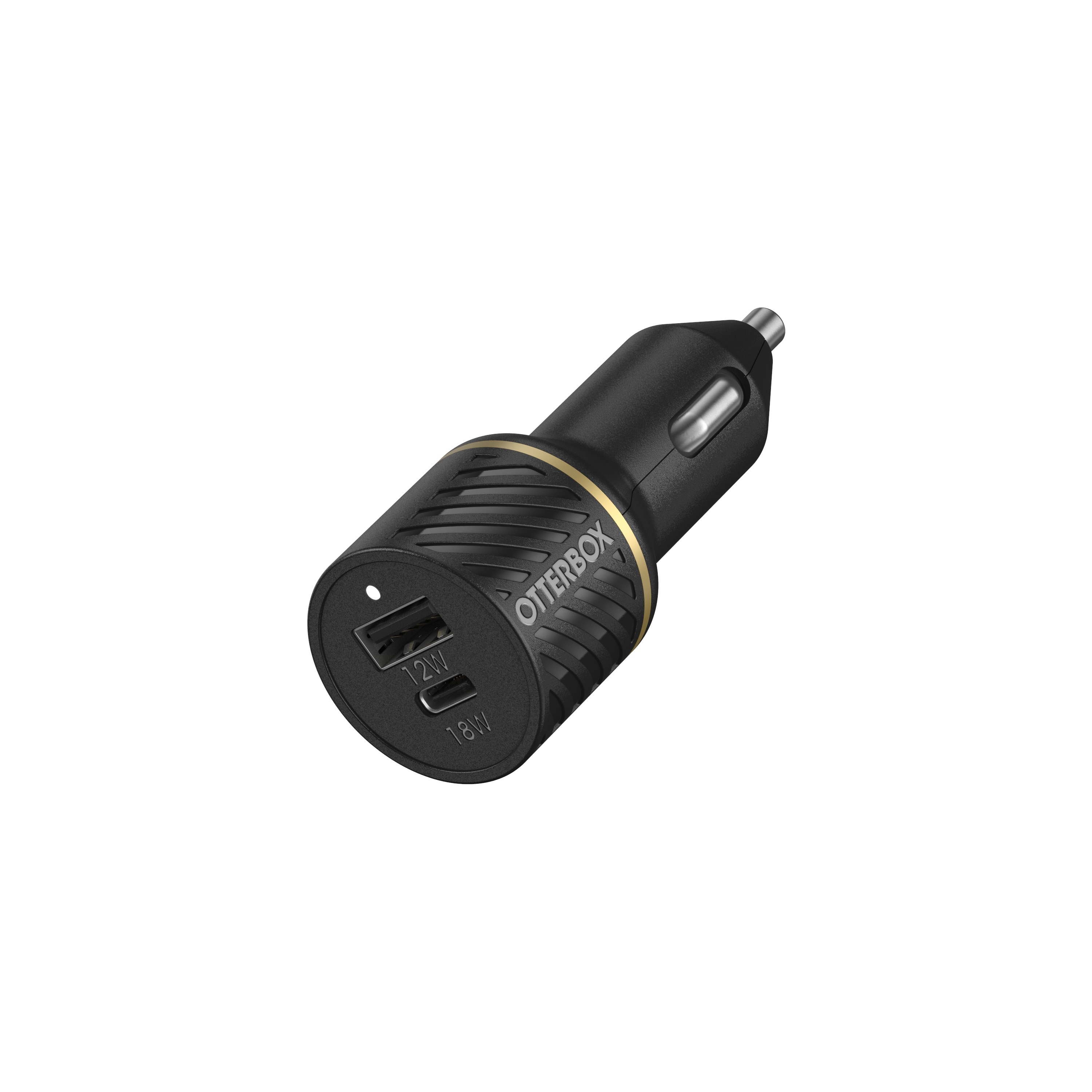 Car Charger 30W USB-C + USB-A 12 - 24 V schwarz
