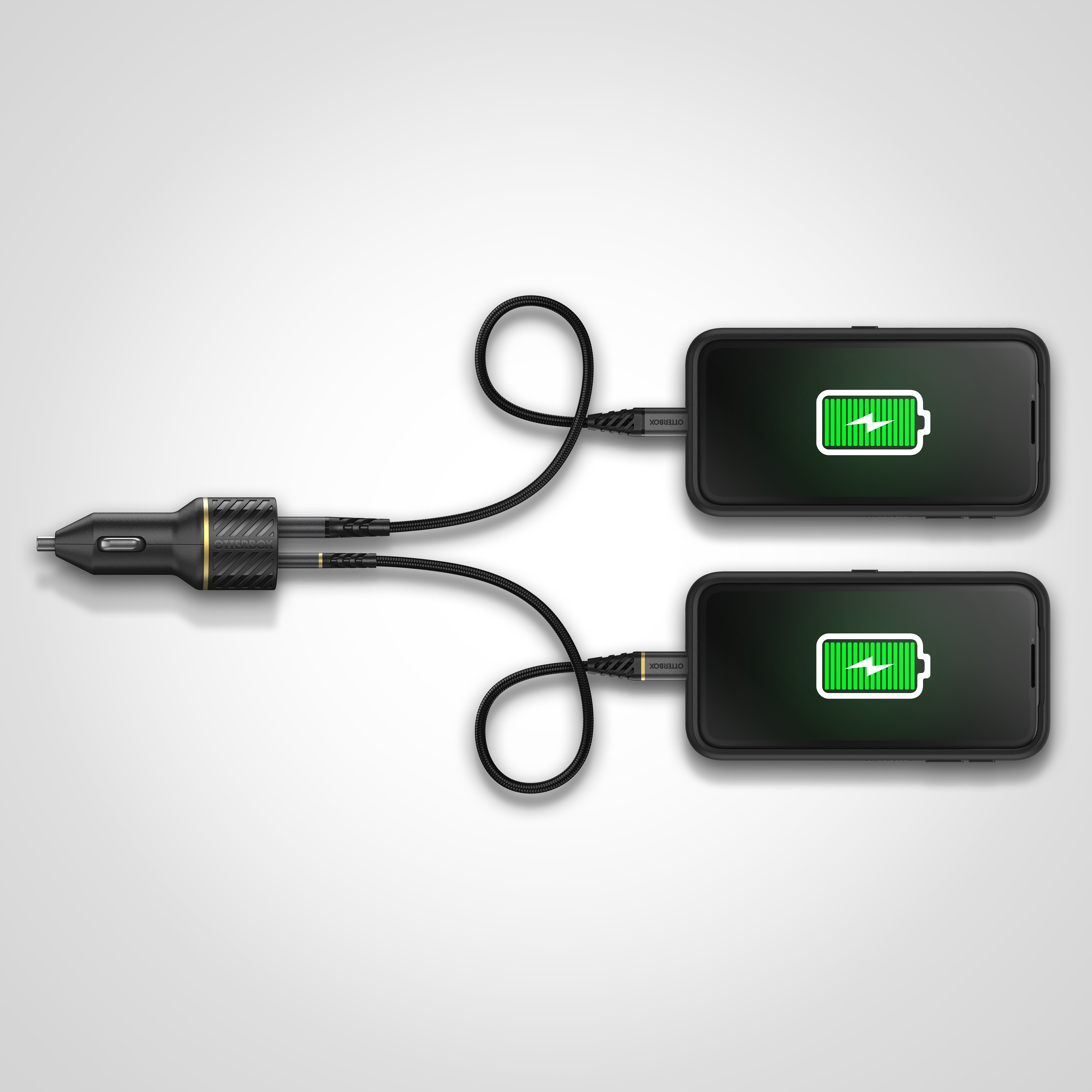 Car Charger 30W USB-C + USB-A 12 - 24 V schwarz