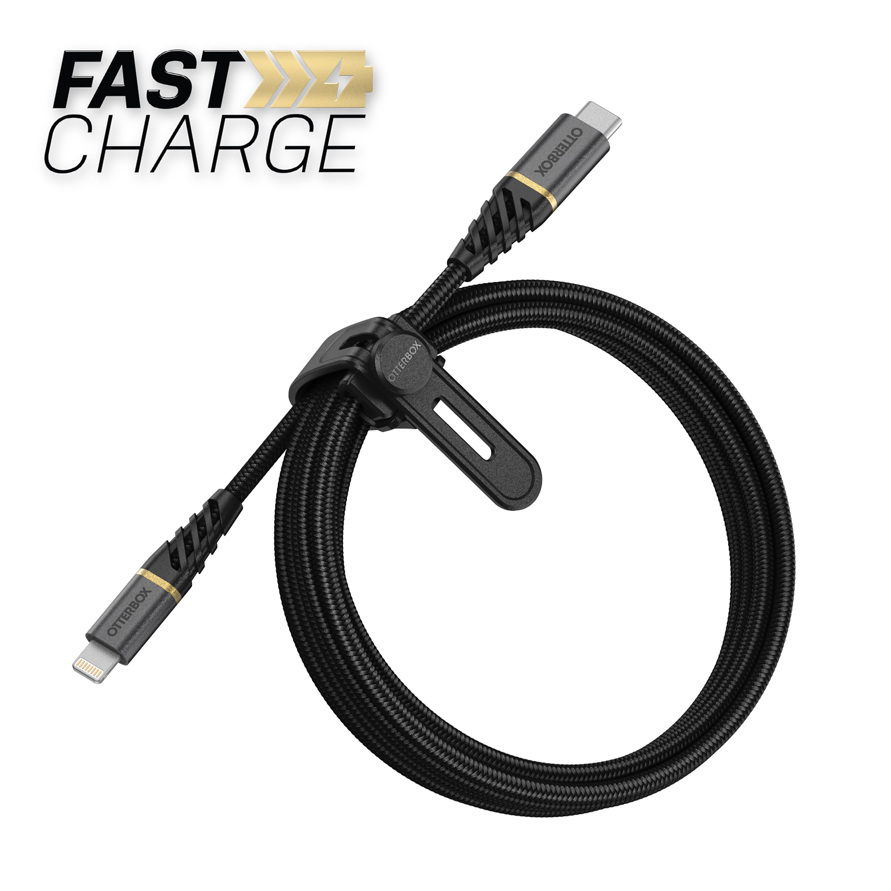 USB-C -> Lightning Kabel 1m Premium Fast Charge Schwarz