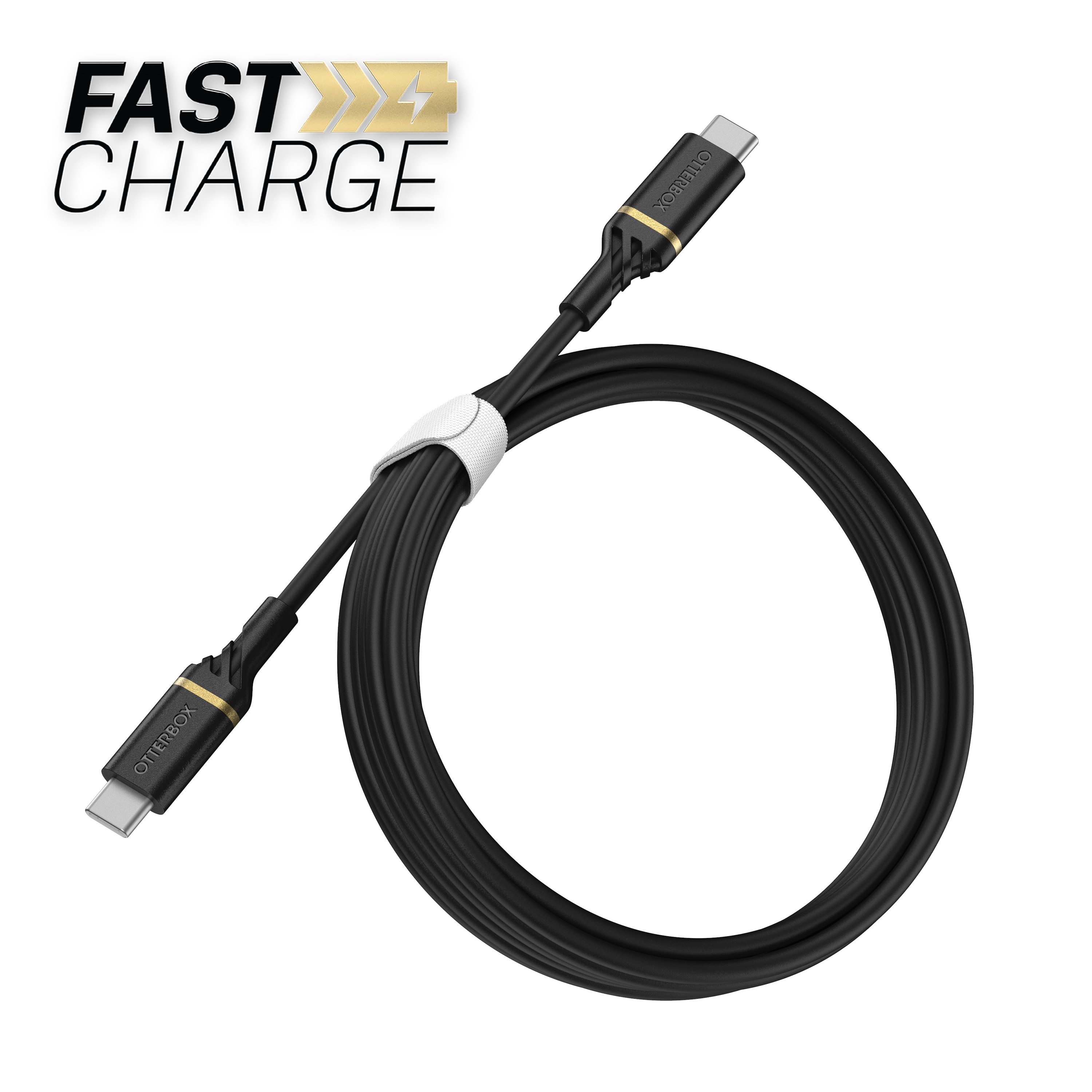 USB-C -> USB-C Kabel 2m Fast Charge Schwarz