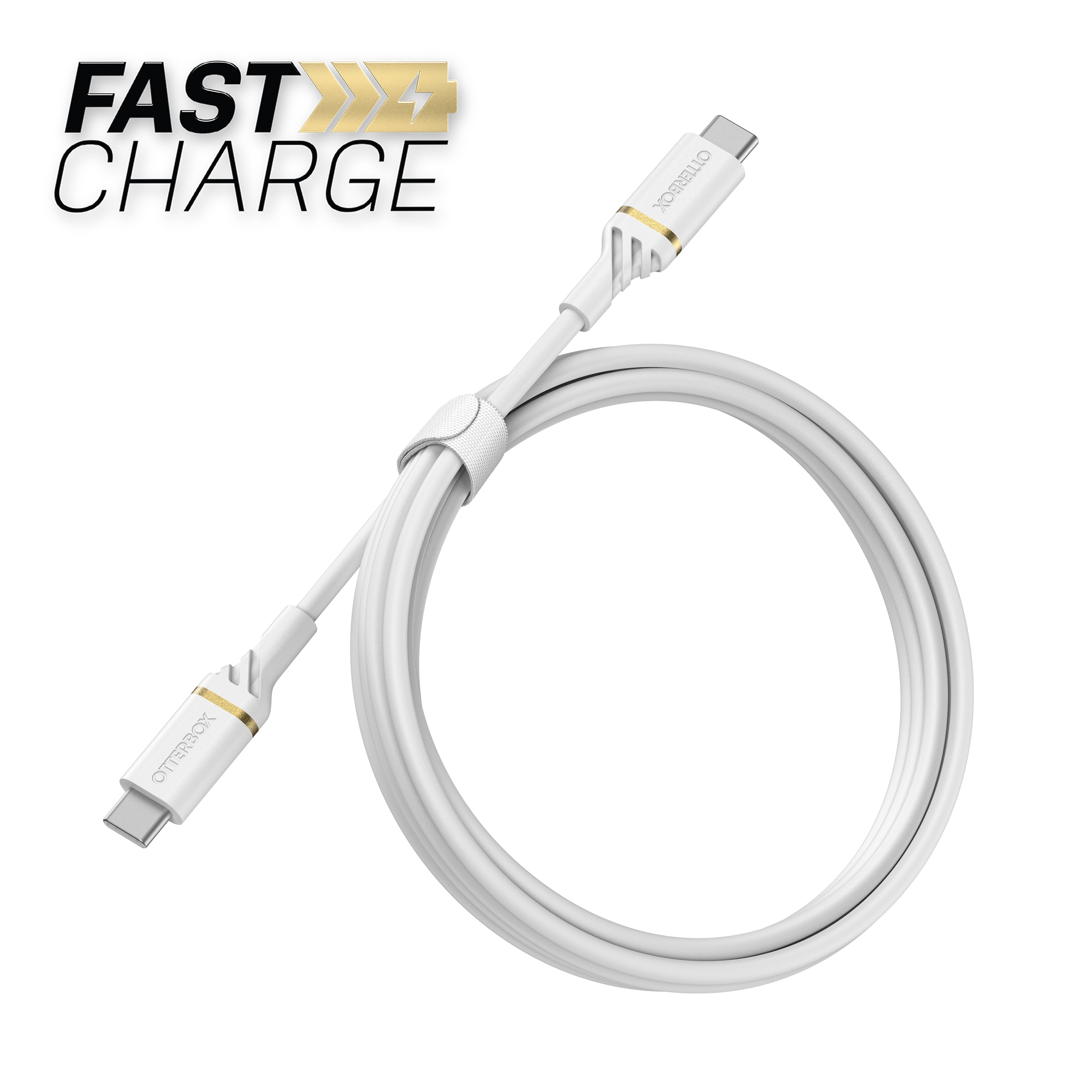 USB-C -> USB-C Kabel 1m Fast Charge weiß