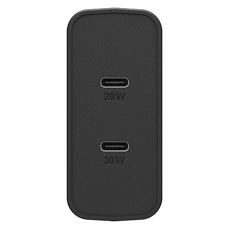 Wandgeräte 50W Dual USB-C PD Black Shimmer