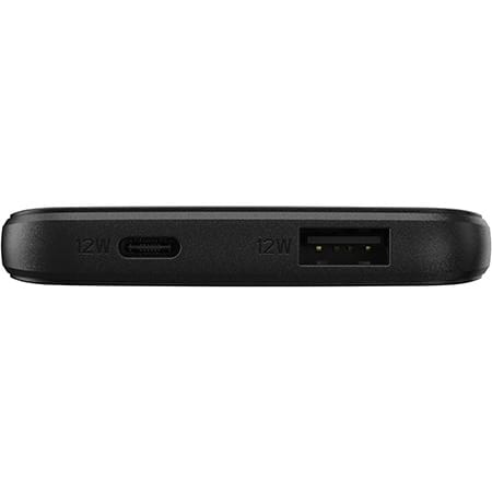 Powerbank 5000 mAh USB-A + USB-C schwarz