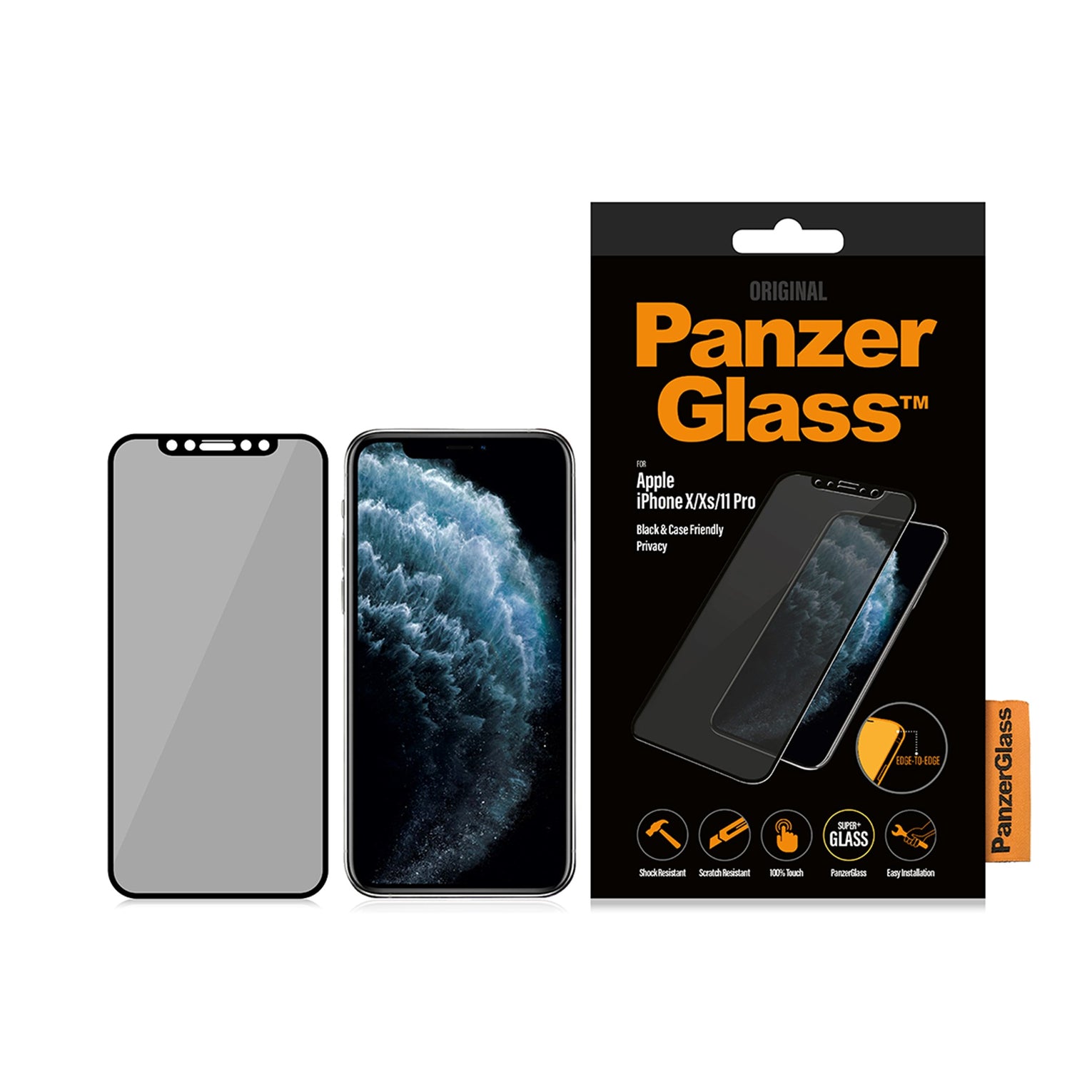 iPhone 11 Pro Privacy Displayschutz Edge-to-Edge