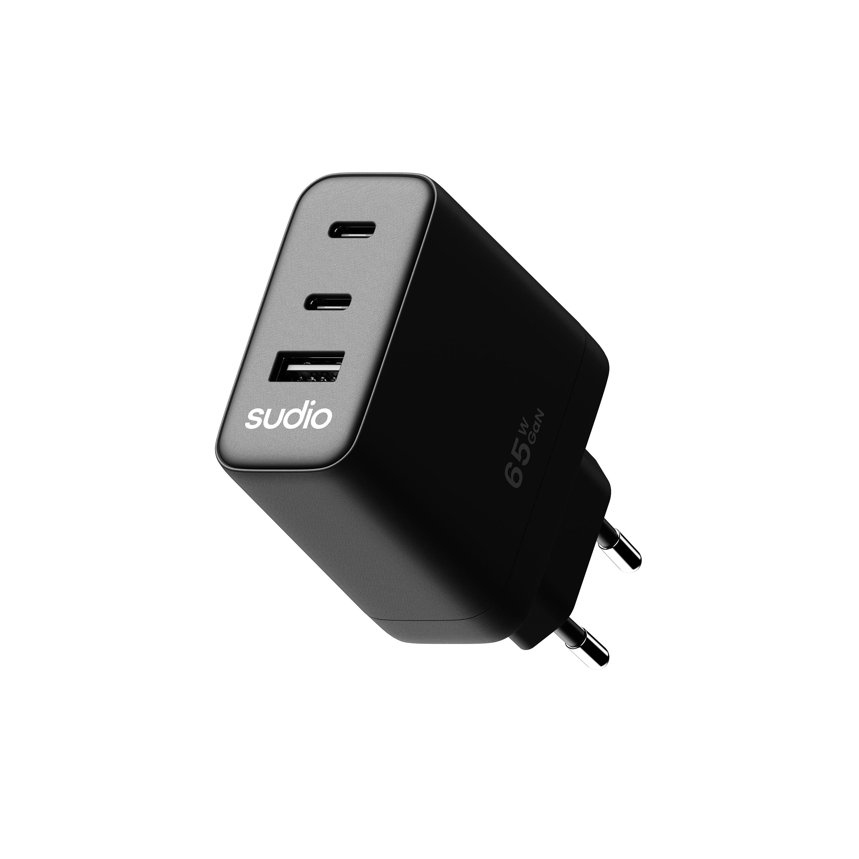 P3 Wandgeräte 65W 2 x USB-C + USB-A Schwarz