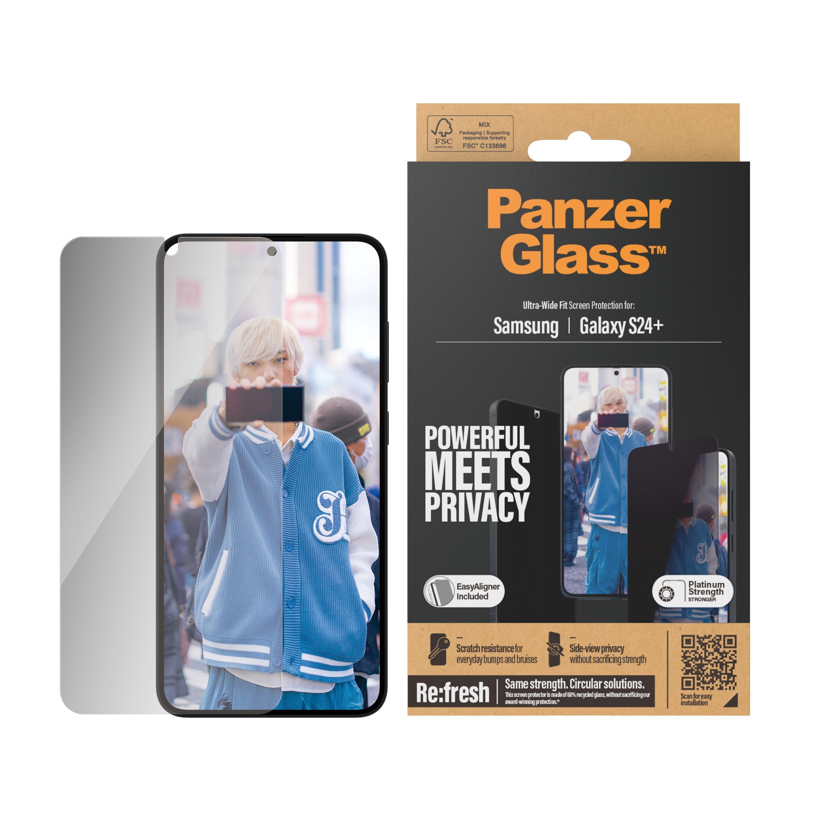 5x Kamera 9H Panzerhartglas für Samsung Galaxy S24 Plus 3D KLAR