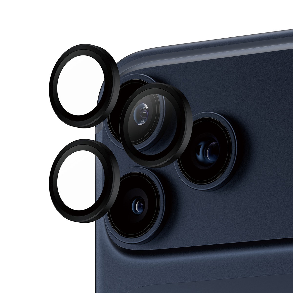 iPhone 17 Pro Hoops Camera Lens Protector Schwarz