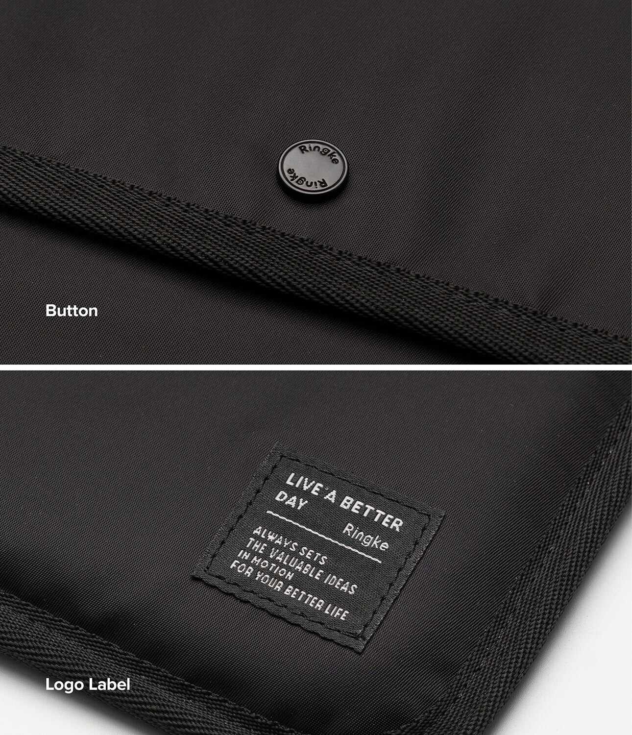 Slim Sleeve 12.9" Schwarz
