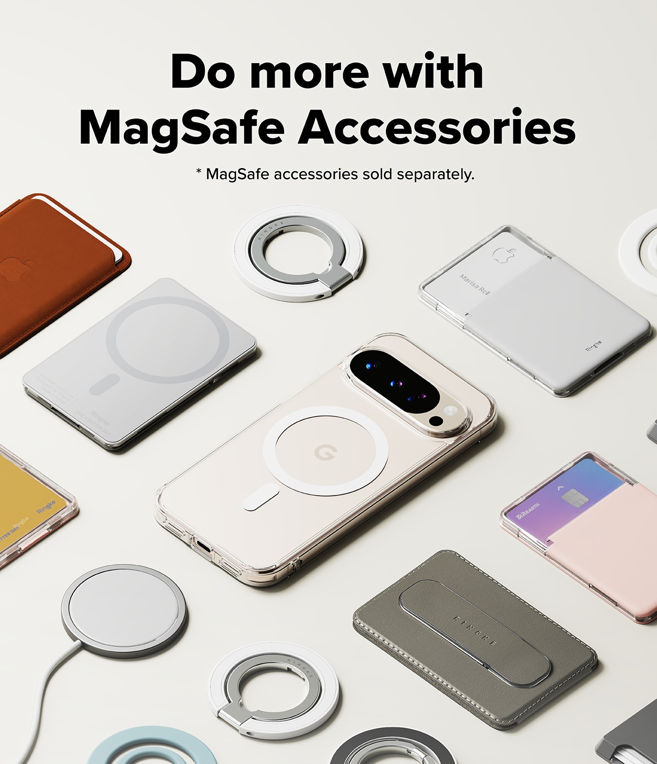 Fusion Magnetic Case Google Pixel 10  Transparent