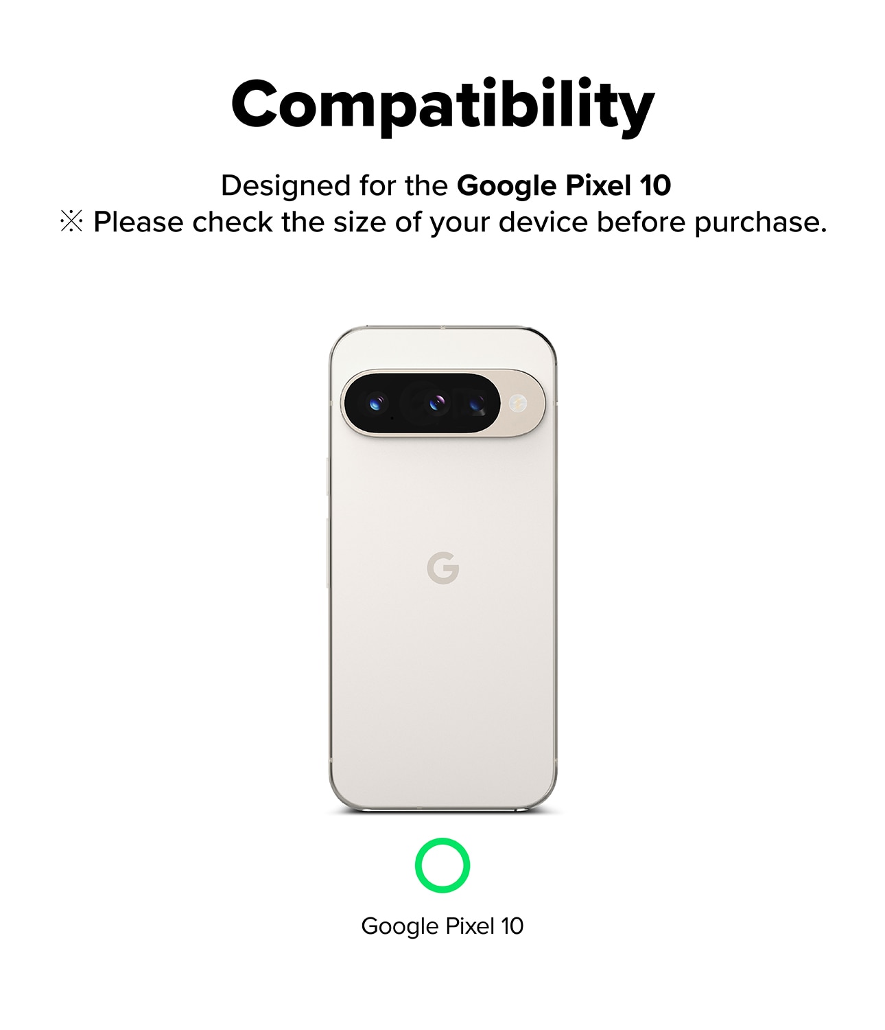 Camera Protector Glass (2 Stück) Google Pixel 10