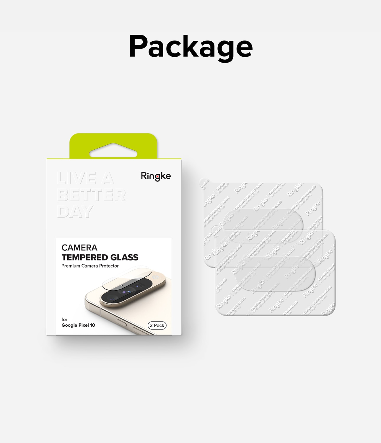 Camera Protector Glass (2 Stück) Google Pixel 10