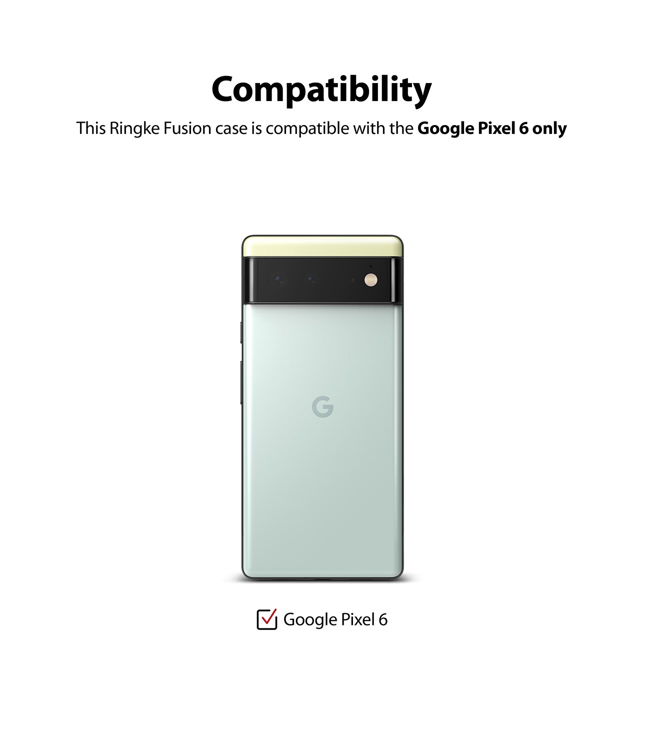 Fusion Case Google Pixel 6 Transparent