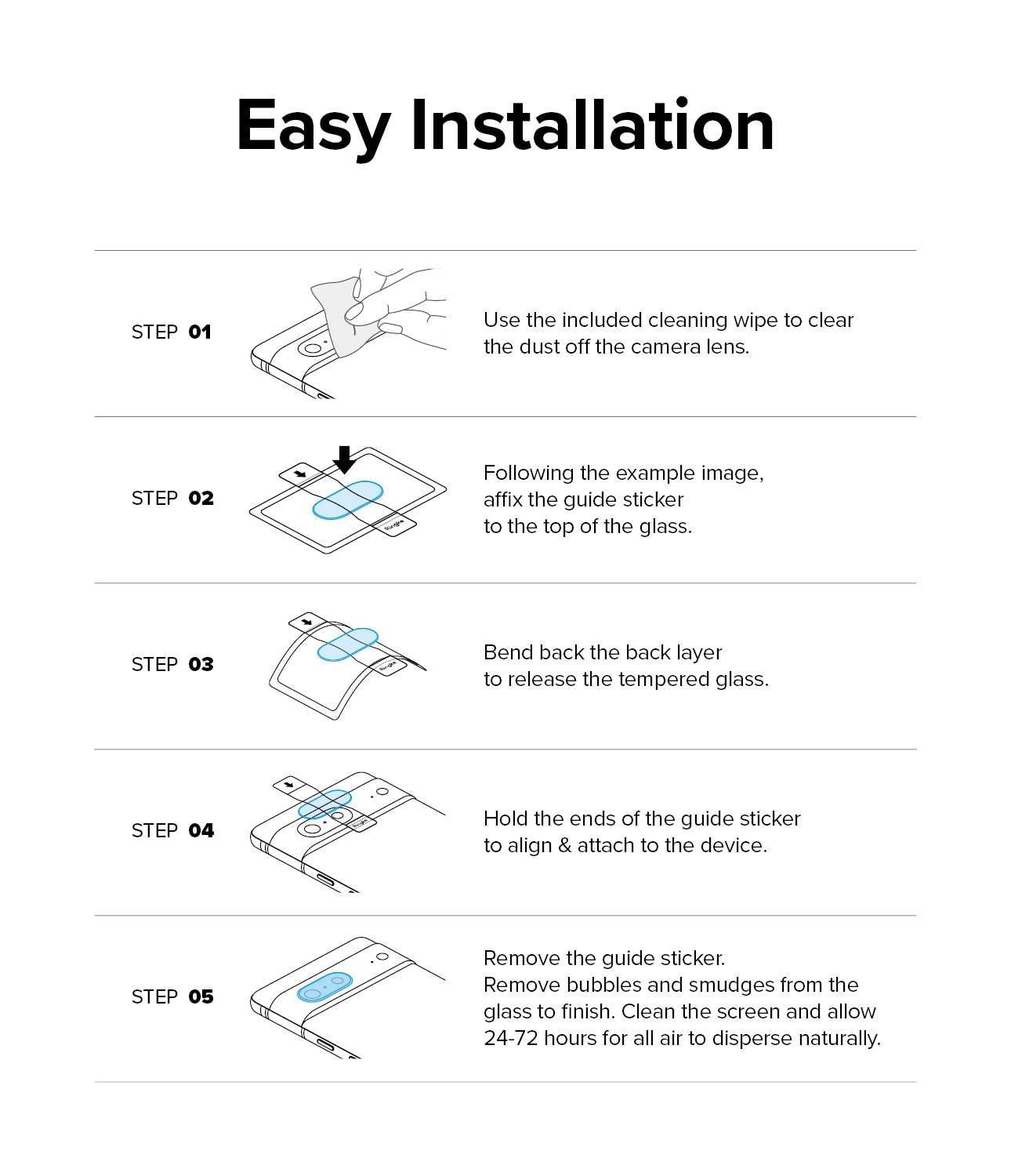 Camera Protector Glass (3 Stück) Google Pixel 7