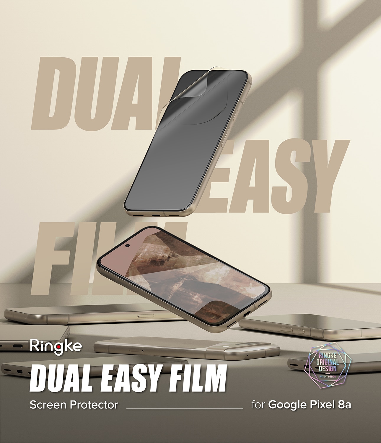Dual Easy Screen Protector (2 Stück) Google Pixel 8a
