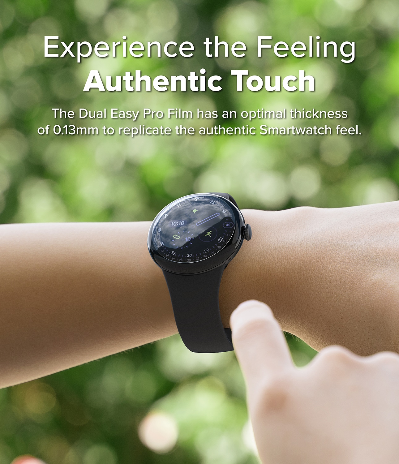 Dual Easy Pro Screen Protector (2 Stück) Google Pixel Watch 4 41mm