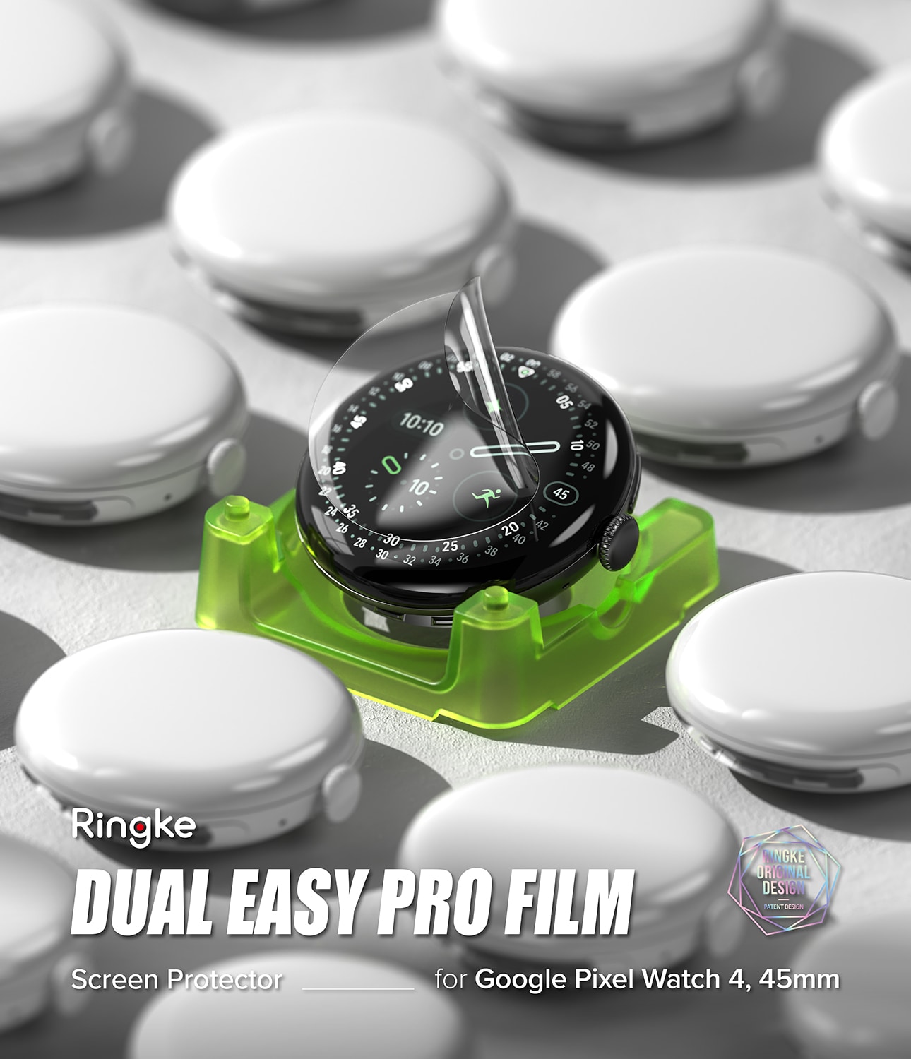 Dual Easy Pro Screen Protector (2 Stück) Google Pixel Watch 4 45mm