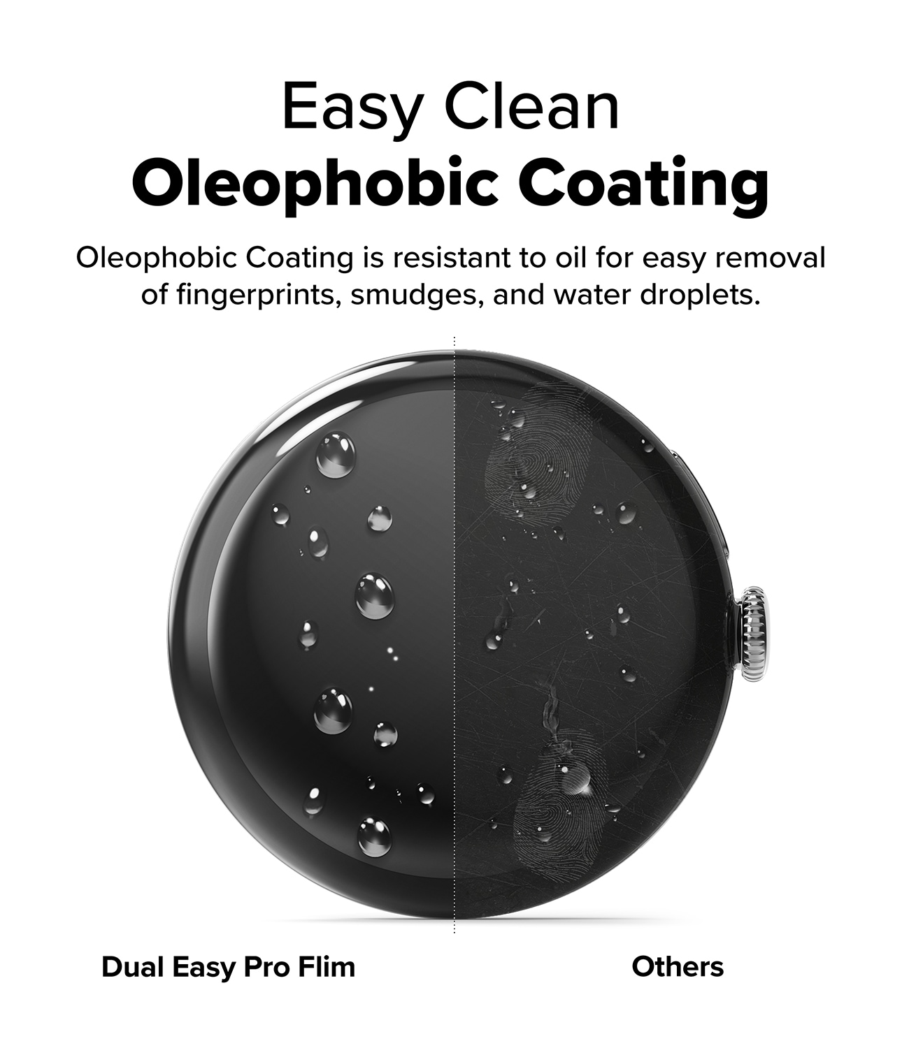 Dual Easy Pro Screen Protector (2 Stück) Google Pixel Watch 4 45mm