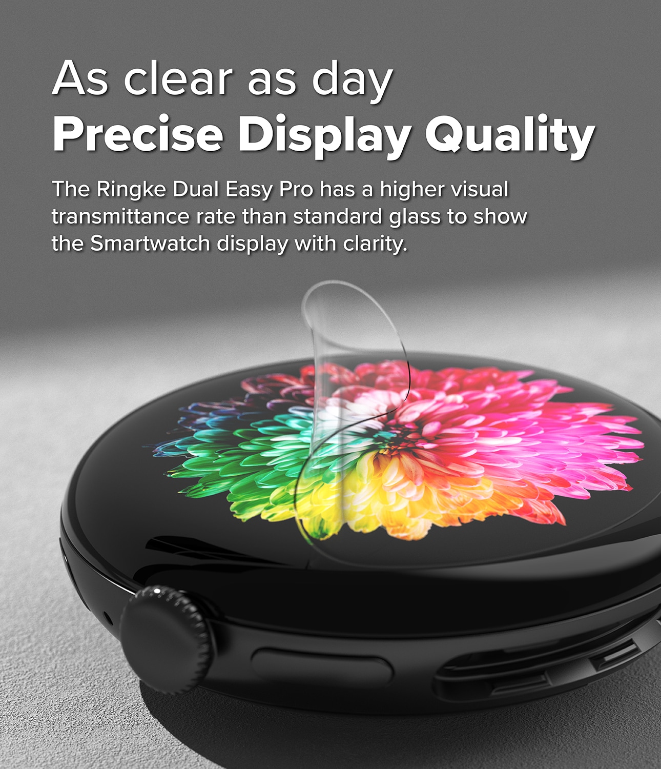 Dual Easy Pro Screen Protector (2 Stück) Google Pixel Watch 4 45mm