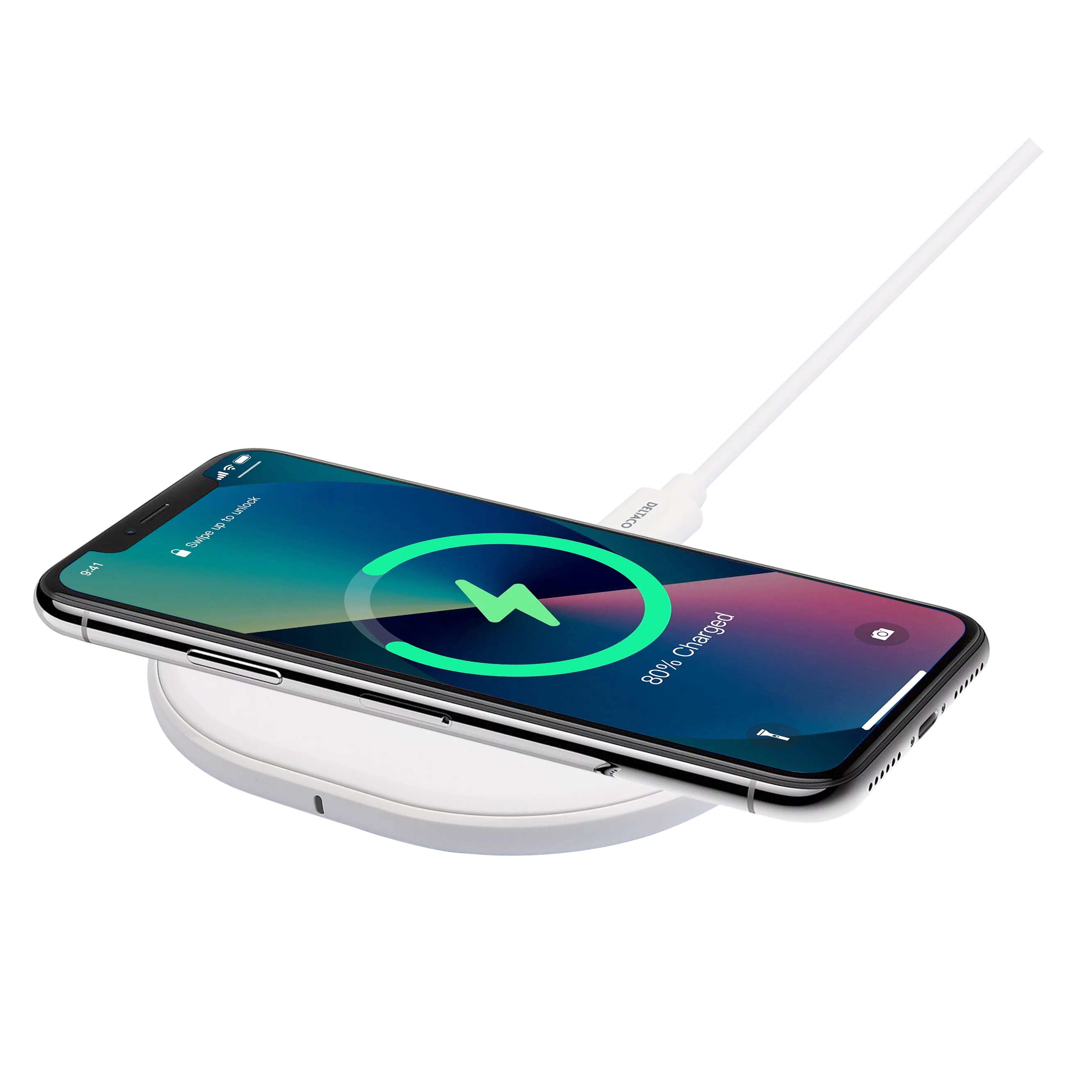 Qi Wireless Charger Ladestation 10W weiß