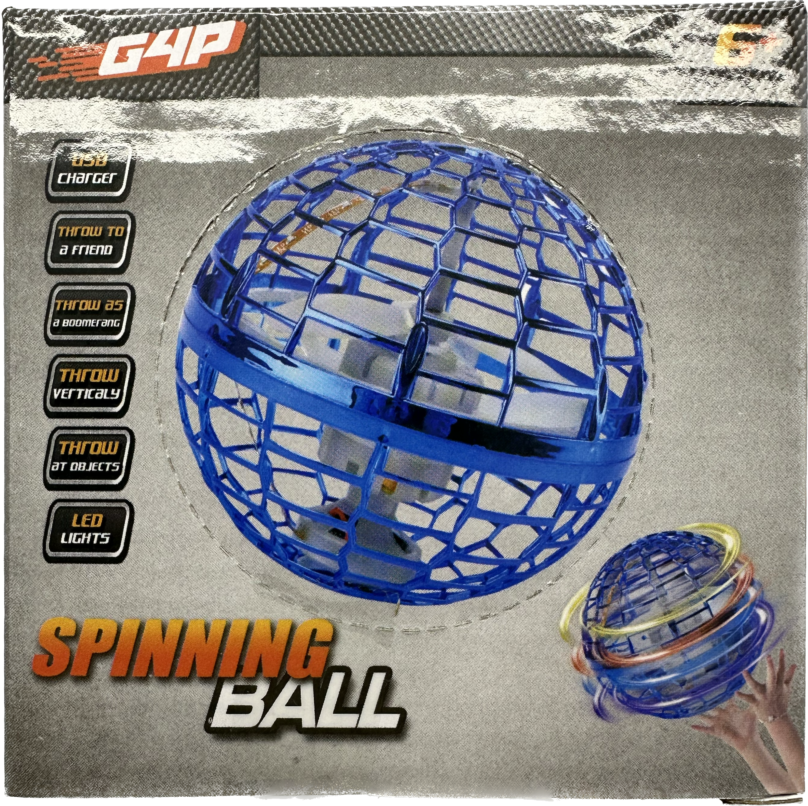 Spinning Ball blau