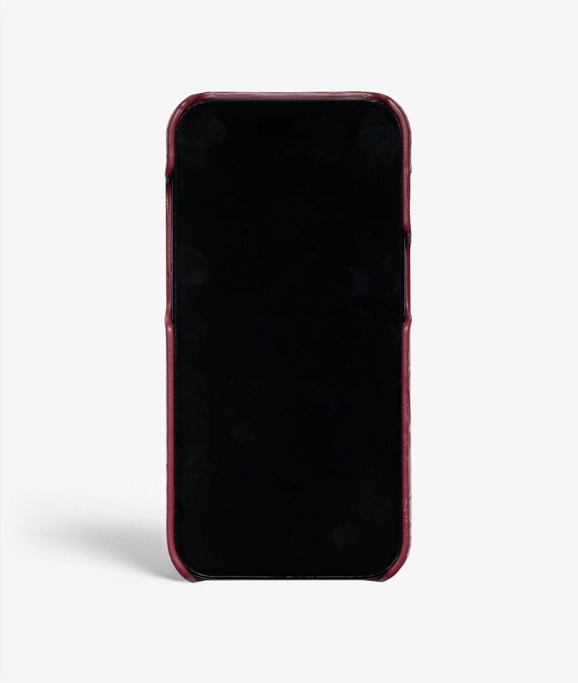 iPhone 14 Pro Max Hülle Croco Lava Red