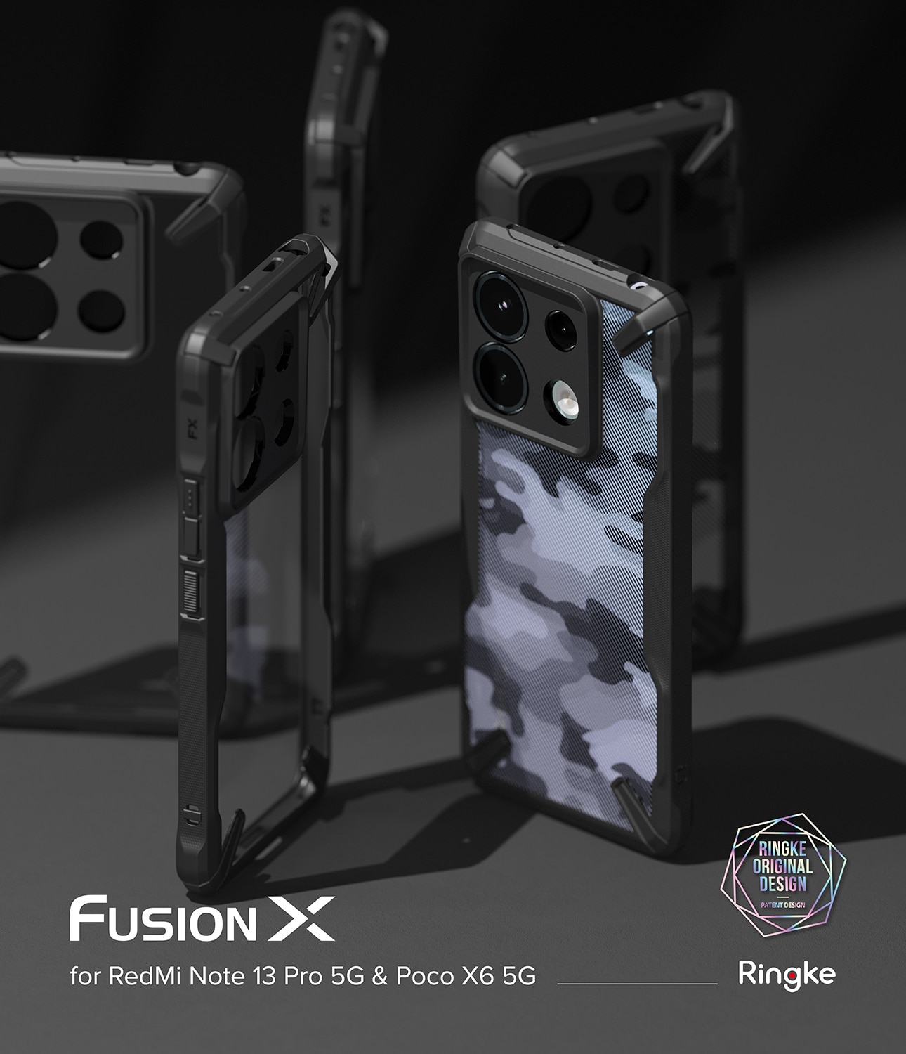 Fusion X Case Xiaomi Redmi Note 13 Pro schwarz