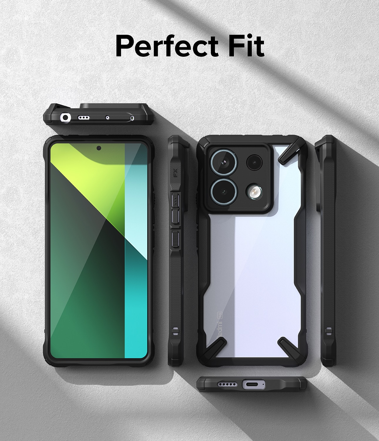 Fusion X Case Xiaomi Redmi Note 13 Pro schwarz