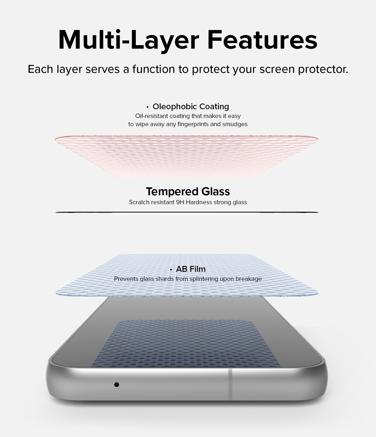 Screen Protector Glass (2 Stück) Samsung Galaxy S23 FE