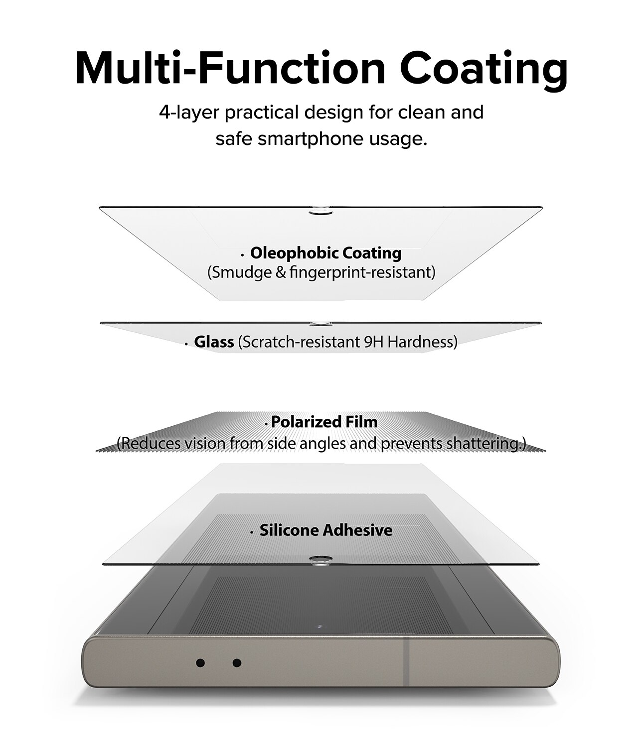 Easy Slide Privacy Glass (2 Stück) Samsung Galaxy S24 Ultra