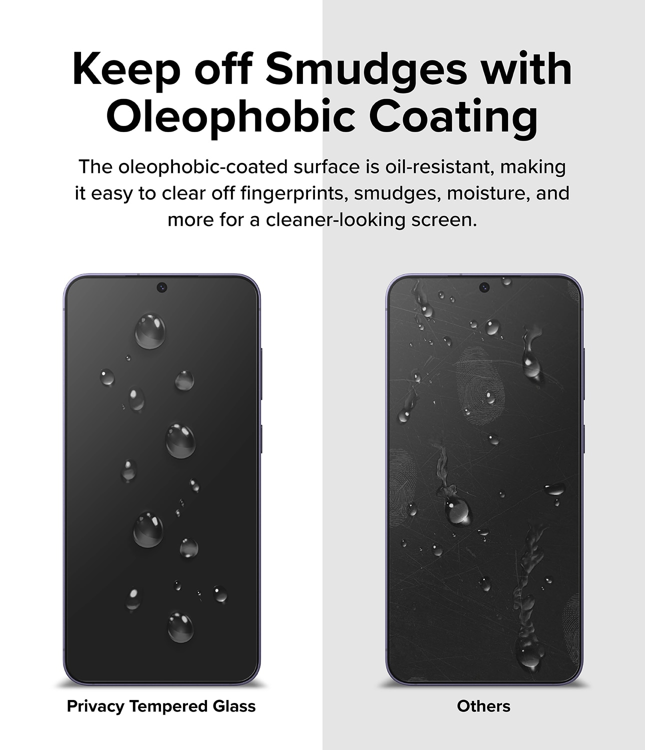 Ringke Easy Slide Privacy Glass (2 Stück) für Samsung Galaxy S24 Plus