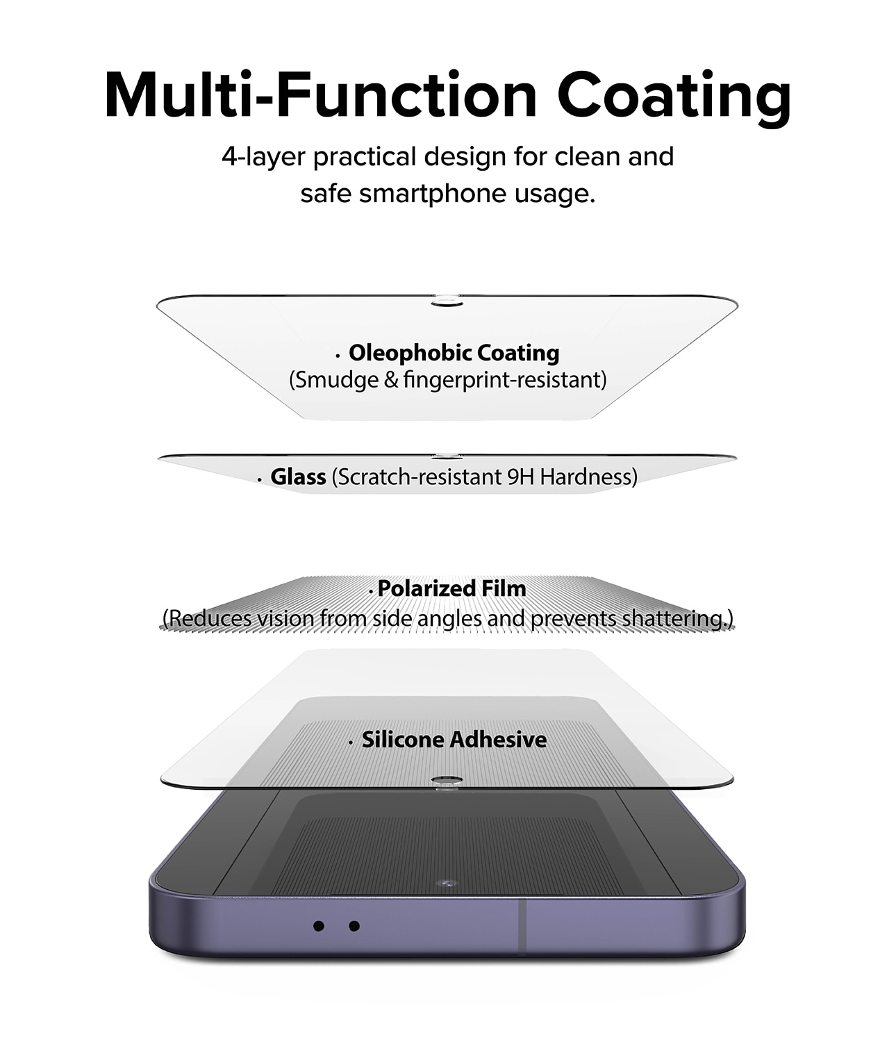 Easy Slide Privacy Glass (2 Stück) Samsung Galaxy S24