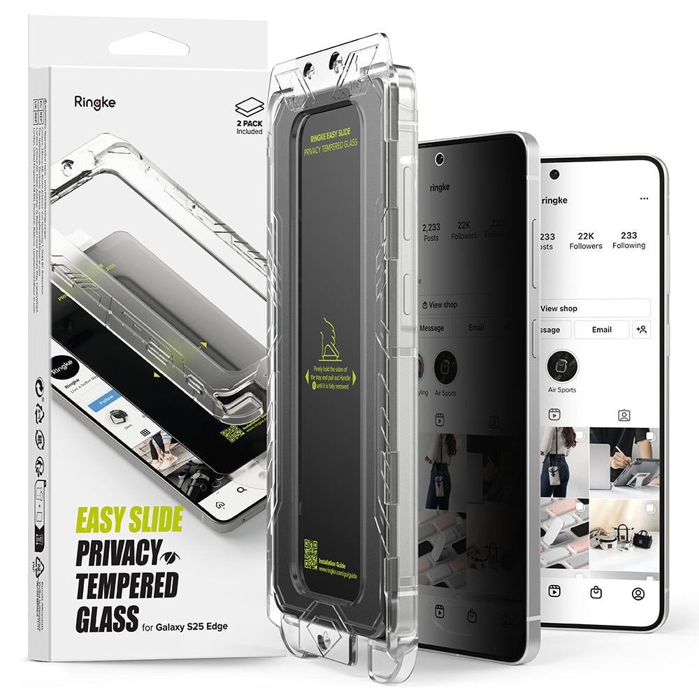 Easy Slide Privacy Glass (2 Stück) Samsung Galaxy S25 Edge